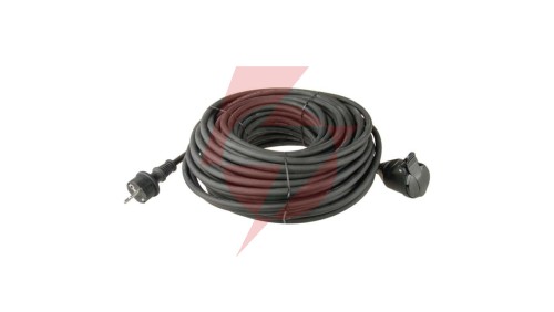 Przedłużacz 1-gniazdo z/u 30m /H07RN-F 3x1,5/ czarny P01730