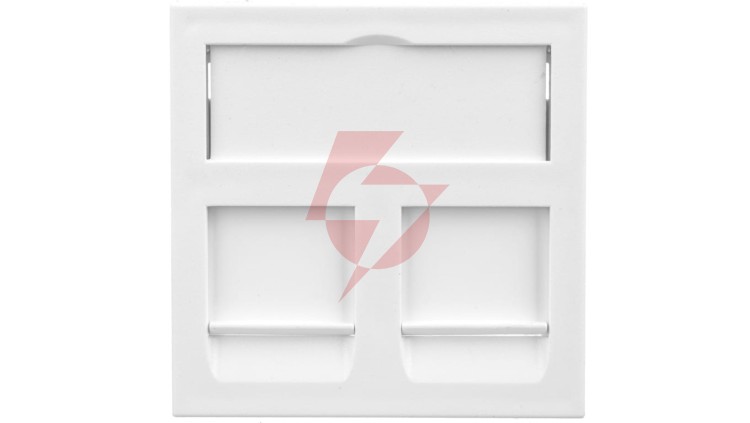 Adapter M45 dla 2xRJ45 biały DTG-2RM RW1 6119292