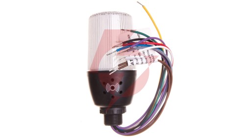 Wielofunkcyjna kolumna sygnalizacyjna LED z buzzerem 55mm 230V AC IP65 T0-IF5M220ZM05