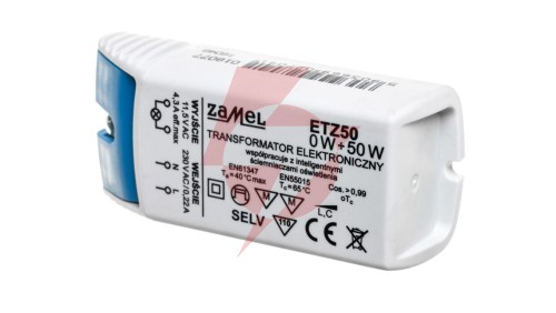Transformator elektroniczny 230/11,5V 0-50W ETZ50 LDX10000041