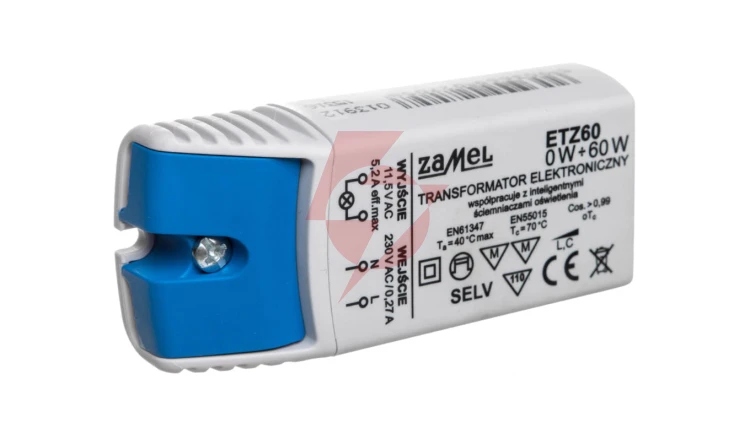 Transformator elektroniczny 230/11,5V 0-60W ETZ60 LDX10000042