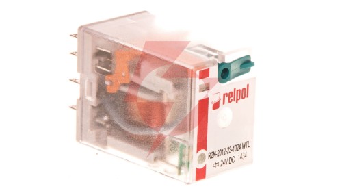 Przekaźnik przemysłowy 2P 24V DC AgNi R2N-2012-23-1024-WTL