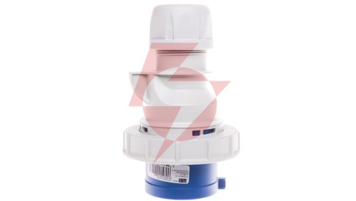 Wtyczka przenośna 32A 5P 230V niebieska IP67 SHARK 0252-9v
