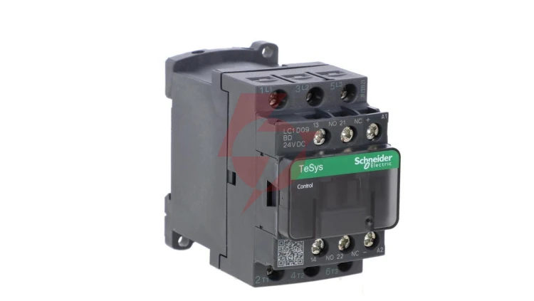TeSys Deca Stycznik mocy 9A 3P 24V DC 1Z 1R LC1D09BD