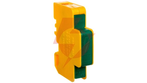 Blok rozdzielczy modułowy 1-biegunowy 60A we: 1x6-35mm2 wy: 6x2,5-6mm2 żółto-zielony LBR60A 84326009