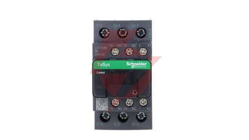 TeSys Deca Stycznik mocy 38A 3P 24V DC 1Z 1R LC1D38BL