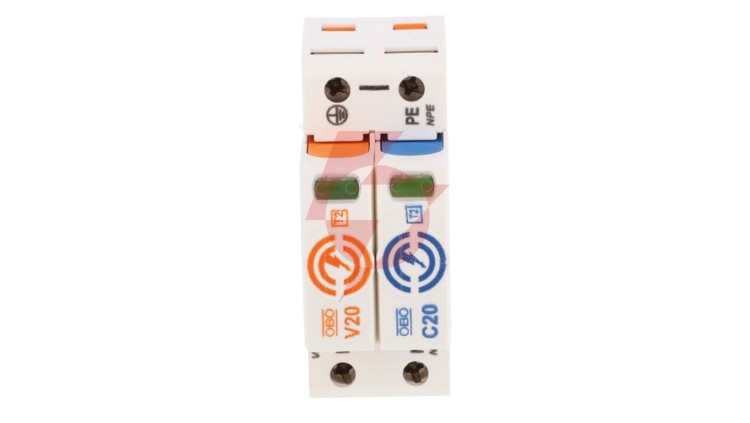 Ogranicznik przepięć Typ T2 1P+N 40kA 280V V20-1+NPE-280 (do sieci TN-S i TT) 5095251