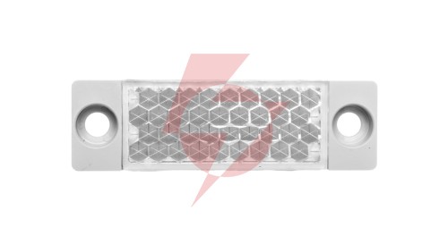 Odbłyśnik prostokątny 38x15mm PMMA/ABS PL20A 1012719