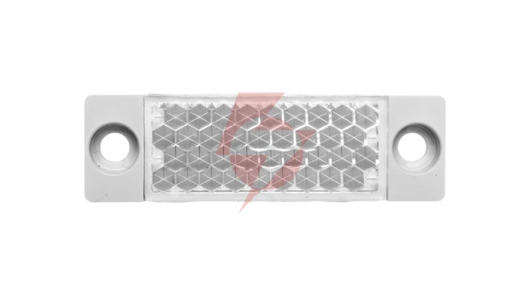 Odbłyśnik prostokątny 38x15mm PMMA/ABS PL20A 1012719
