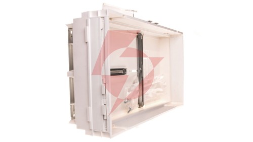 Płyta pola licznika 250x450mm z zamontowanymi krzyżakami biała U96N