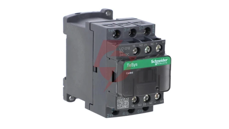 TeSys Deca Stycznik mocy 12A 3P 24V DC 1Z 1R LC1D12BD
