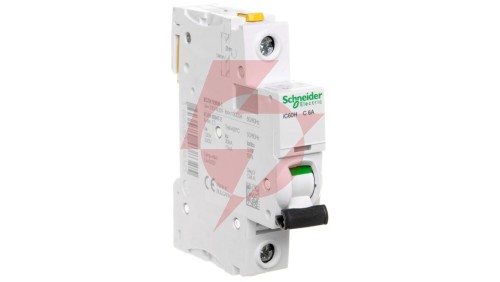 Wyłącznik nadprądowy 1P C 6A 10kA AC iC60H-C6 Acti9 A9F07106