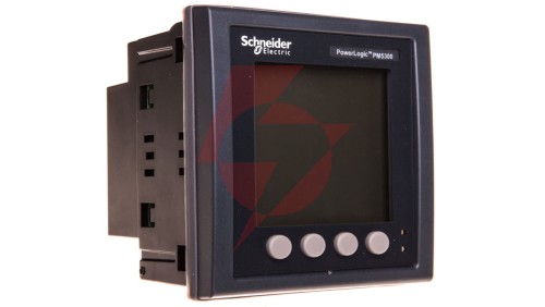 Miernik parametrów sieci (U, I, P, Q, f, PF, E) 5/1A przekładnik 100-415V AC Modbus tablicowy 96x96mm METSEPM5330