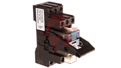 Przekaźnik kompletny serii PT 24V DC styki 3P moduł LED czerwony przył. śrubowe LZS:PT3A5L24