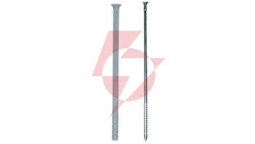 Kołek wbijany nylonowy szybkiego montażu z lejkiem Koelner FX-08L160 8 × 160 mm /opakowanie kartonowe 50 szt./
