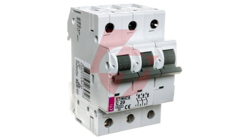 Wyłącznik nadprądowy 3P C 20A 6kA AC ETIMAT 6 002145517