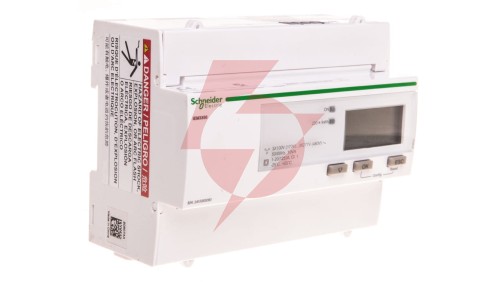 Licznik energii elektrycznej 1/3-fazowy 125A 100-277/173-480V kl.1/B Modbus taryfowy cyfrowy modułowy A9MEM3350