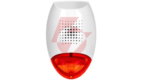 Sygnalizator zewnętrzny akustyczno-optyczny czerwony przetwornik dynamiczny SD-3001 R