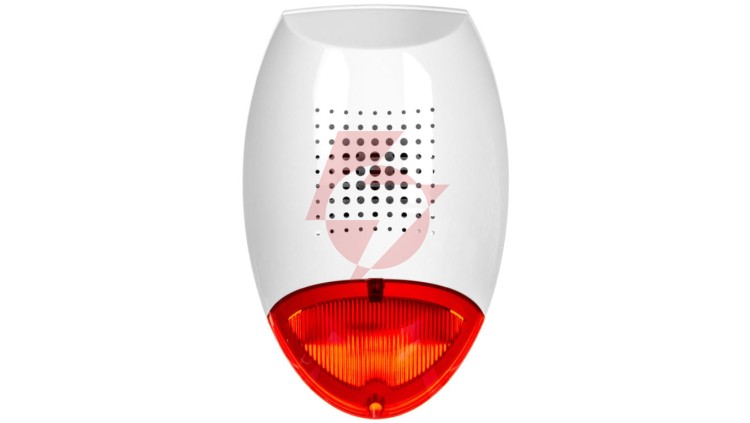 Sygnalizator zewnętrzny akustyczno-optyczny czerwony przetwornik dynamiczny SD-3001 R