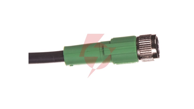 Kabel do czujnika 3P 5m wolny koniec przewodu gniazdo proste M8 SAC-3P- 5,0-PUR/M 8FS 1669628