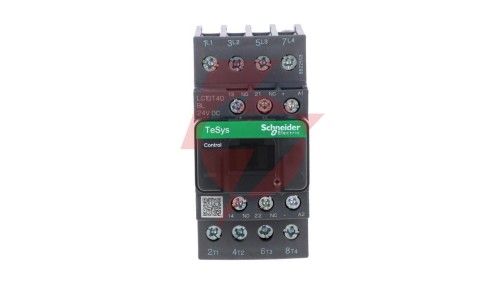 TeSys Deca Stycznik mocy 40A 4P 24V DC 1Z 1R LC1DT40BL