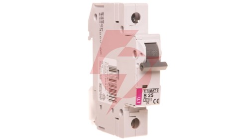 Wyłącznik nadprądowy 1P B 25A 6kA AC ETIMAT 6 002111518
