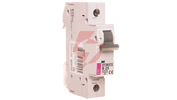 Wyłącznik nadprądowy 1P B 25A 6kA AC ETIMAT 6 002111518