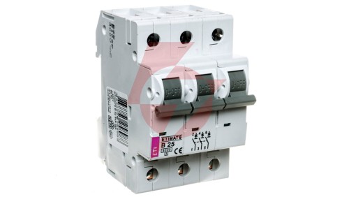 Wyłącznik nadprądowy 3P B 25A 6kA AC ETIMAT 6 002115518