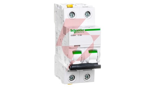 Wyłącznik nadprądowy 2P C 2A 10kA AC iC60H-C2-2 Acti9 A9F07202