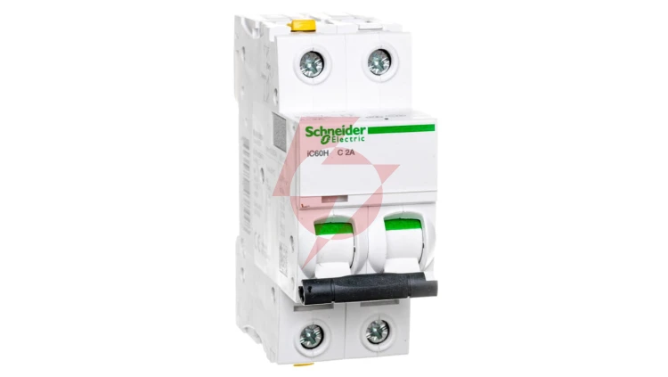 Wyłącznik nadprądowy 2P C 2A 10kA AC iC60H-C2-2 Acti9 A9F07202