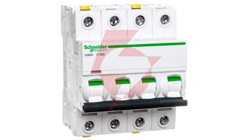 Wyłącznik nadprądowy 4P C 50A 10kA AC iC60H-C50-4 Acti9 A9F07450