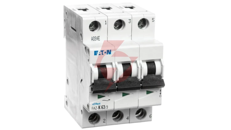 Wyłącznik nadprądowy 3P K 63A 15kA AC FAZ K63/3 278917