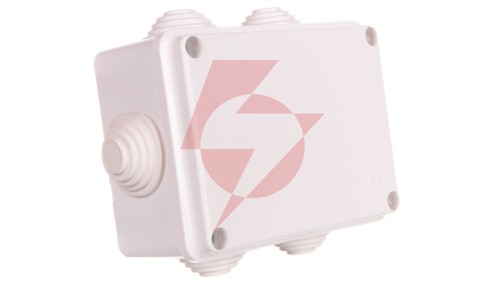 FAST-BOX Puszka hermetyczna n/t 110x80x50mm pusta IP55 biała 0244-00
