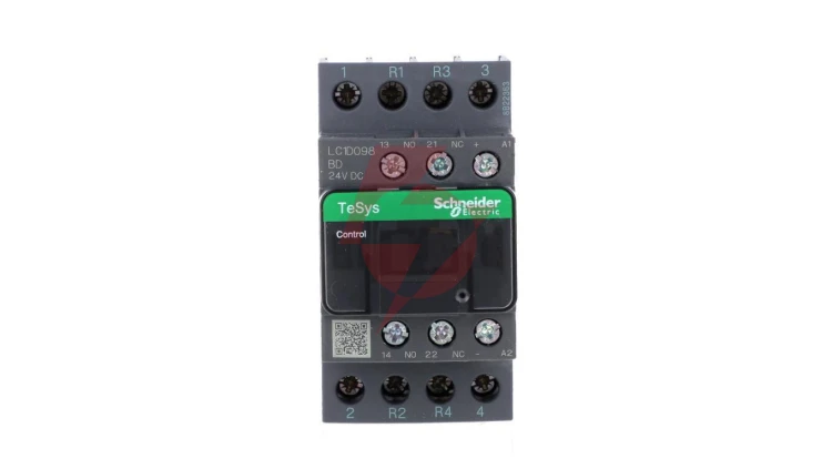 TeSys Deca Stycznik mocy 20A 4P 24V DC 1Z 1R LC1D098BD