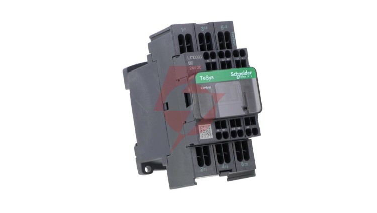 TeSys Deca Stycznik mocy 9A 3P 24V DC 1Z 1R LC1D093BD