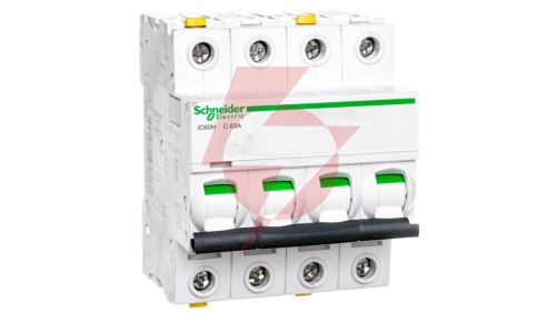 Wyłącznik nadprądowy 4P C 63A 10kA AC iC60H-C63-4 Acti9 A9F07463