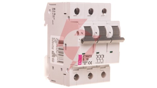 Wyłącznik nadprądowy 3P B 16A 6kA AC ETIMAT 6 002115516
