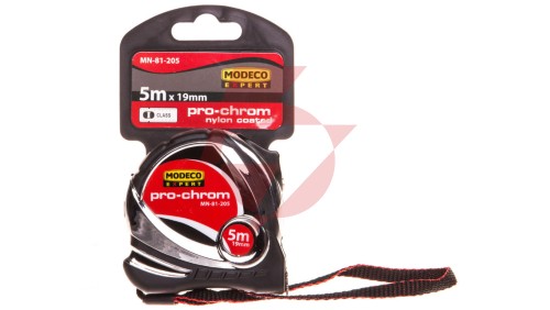 Miara zwijana 5 m x 19 mm Pro Chrom Modeco Expert MN-81-205 /1 szt./