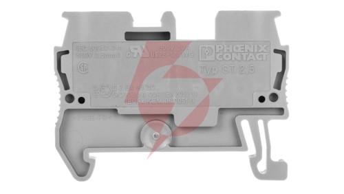 Złączka szynowa 2-przewodowa 0,08-4mm2 szara ST 2,5 3031212
