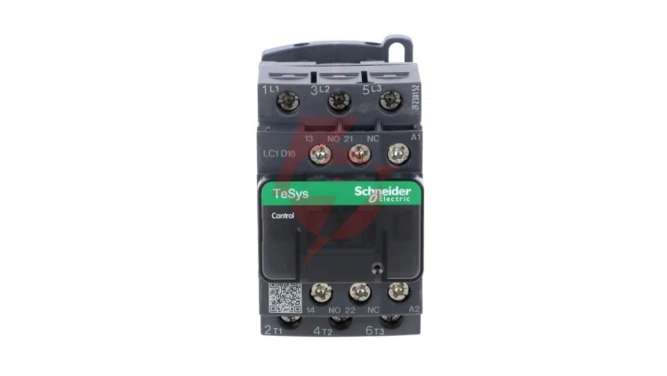 TeSys Deca Stycznik mocy 18A 3P 380V AC 1Z 1R LC1D18Q7