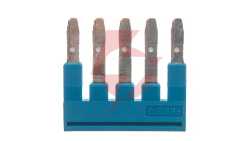 Mostek wtykany 5-biegunowy 5,2mm 24A niebieski FBS 5-5 BU 3036903