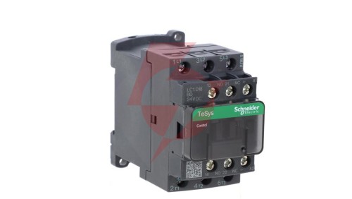 TeSys Deca Stycznik mocy 18A 3P 24V DC 1Z 1R LC1D18BD