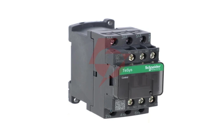 TeSys Deca Stycznik mocy 18A 3P 24V DC 1Z 1R LC1D18BD