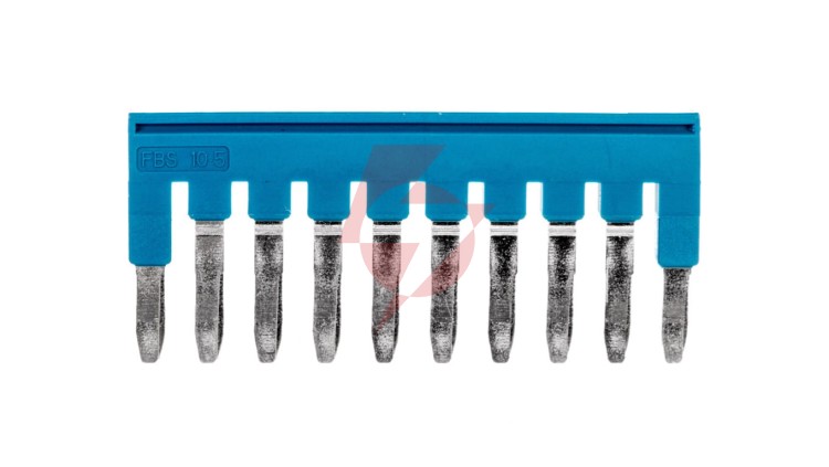 Mostek wtykany 10-biegunowy 24A 5,2mm niebieski FBS 10-5 BU 3036916