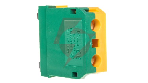 Złączka szynowa 2-przewodowa 35mm2 żółto-zielona ZUO 35/35 R33RA-01020100601