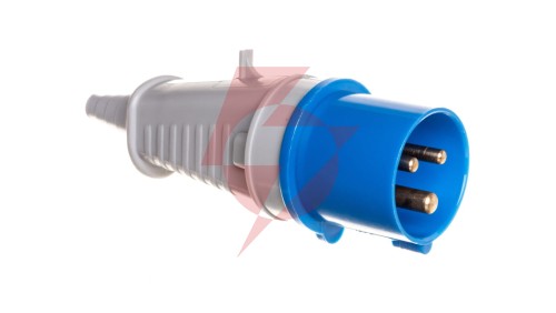 Wtyczka izolacyjna przenośna 16A 250V 3P IP44 3629-326