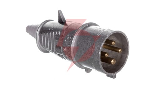 Wtyczka metalowa przenośna 32A 400V 4P IP44 3143-326