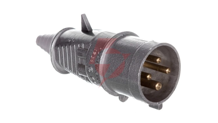 Wtyczka metalowa przenośna 32A 400V 4P IP44 3143-326