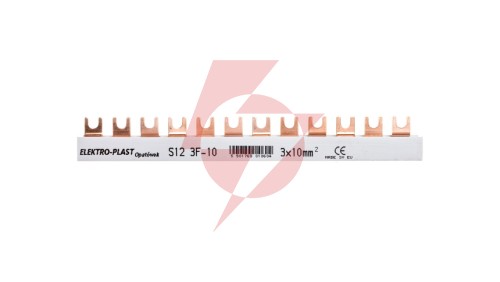 Szyna łączeniowa 3P 63A 10mm2 widełkowa (12mod.) 3F S12 3F-10 45.122