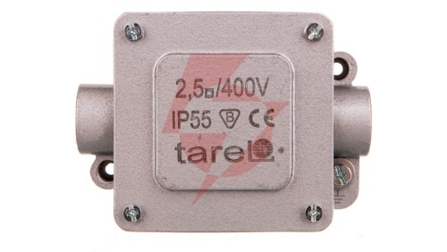 Puszka odgałęźna metalowa 5-torowa 2,5mm2 2 wejścia IP55 016